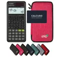 Produktbild: CASIO Taschenrechner fx-87DE Plus 2nd edition Classwiz inkl. WYNGS Schutztasche Pink