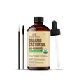Produktbild: Rizinusöl  100% rein & bio, kaltgepresst, hexanfrei, für Haar, Wimpern & Auge...