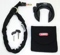 Produktbild: ABUS Rahmenschloss Pro Tectic 4960 mit 85 cm Zusatzkette + Tasche Schloss