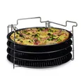 Produktbild: relaxdays Pizzableche Ø 29,0 cm, 4 St.