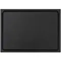 Produktbild: Muvell Schneidebrett Kunststoff HDPE500 | Schwarz 35x25x2 cm | Schneidbrett | Gastro Profi BBQ & Bar Küchenbrett | 1 Seite mit Saftrinne |