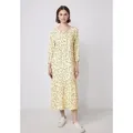 Produktbild: STREET ONE STUDIO Midikleid mit allover Blumenprint gelb 40 EU