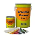 Produktbild: Brantho Korrux 3in1 Rostschutzfarbe - Primer, Rostschutz und Lack RAL 9010 - reinweiss / 750ml