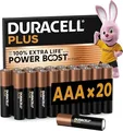 Produktbild: Duracell Plus Power Boost Micro AAA -Batterie Alkali-Mangan 1.5 V 20 St. (151282)