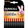 Produktbild: DURACELL 20 Batterien PLUS Micro AAA 1,5 V