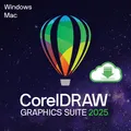 Produktbild: CorelDRAW Graphics Suite 2025 Dauerlizenz Win 10/11 oder Mac, Digitaler Download