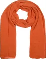 Produktbild: styleBREAKER Damen Schal fein gekreppt | Leichter Plissee-Schal für stilvolle Looks | Elegantes Halstuch mit fließenden Falten | Modisch Vielseitig & Angenehm weich | 96 x 192 cm, Farbe:Rost