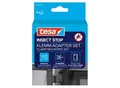 Produktbild: tesa® Klemm-Adapter-Set INSECT STOP, 3-teilig, für Türen und Fenster, anthrazit