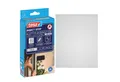 Produktbild: tesa Insektenschutz-Fensterrahmen Klett Fliegengitter Premium für Fenster, Insektenschutz, ohne bohren, (Komplett-Set, 1-St., zuschneidbar, selbstklebend - 100 cm x 100 cm - Anthrazit), Mückenschutz mit starkem Klettband, rückstandsfrei entfernbar