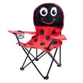 Produktbild: Kinder Angler Sessel 58 x 36 cm - Marienkäfer - Camping Klapp Stuhl Tragetasche