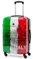 Produktbild: BERTOO Italien Großer Hartschalenkoffer 60L ABS+PC mit 4 abnehmbaren 360°-Rollen und Zahlenschloss