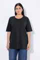 Produktbild: Ulla Popken T-Shirt bis 72 Basic T-Shirt Oberteil Regular Fit Halbarm