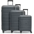 Produktbild: Redolz Essentials 11 3-SET 4 Rollen Kofferset 3-teilig  grau