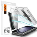Produktbild: Spigen Glas.tR EZ Fit Schutzfolie kompatibel mit Samsung Galaxy Z Fold 5, 2 Stück Schutzglas für externe Display, Kratzfest, Hüllenfreundlich, Touch reaktiv