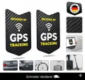 Produktbild: Premium GPS Fahrrad Aufkleber [2 STK.] mit bombenfester Klebekraft für maximalen