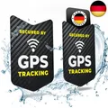 Produktbild: tagplus® Premium GPS Tracker Fahrrad Aufkleber [2 STK.] mit bombenfester