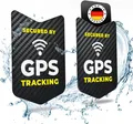Produktbild: tagplus® Premium GPS Tracker Fahrrad Aufkleber [2 STK.] mit bombenfester Kleb...