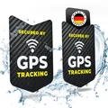 Produktbild: tagplus® Premium GPS Fahrrad Aufkleber [2 STK.] mit