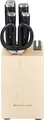 Produktbild: Kitchenaid classic 6-teiliges Messerset mit Block, sharp high-carbon japanese steel kitchen knives und birch holder