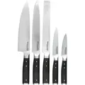 Produktbild: Kitchenaid Classic 6-teiliges Messerset Mit Block, Sharp High-carbon Japanese Steel Kitchen Knives Und Birch Holder
