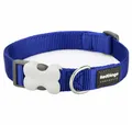 Produktbild: Red Dingo Hunde-Halsband Hundehalsband weich Dunkelblau (1,5 x 24-36 cm)