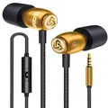 Produktbild: In Ear Kopfhörer mit Kabel und Mikrofon Bass Memory Foam Ohrhörer Anrufsteuerung