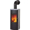 Produktbild: Hark Dauerbrand-Kaminofen Tiamo EX Schwarz Naturstein Grau 6 kW EEK: 
