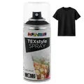 Produktbild: Dupli-Color 319914 Textilspray Schwarz 150 ml – Textilfarbe für Kleidung