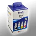 Produktbild: 4 Epson Nachfülltinten C13T664640 4-farbig T6646