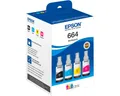 Produktbild: Epson EcoTank 4-colour Multipack T 664 T 6646 Tintenpatrone