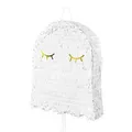 Produktbild: Piñata 38x10x50cm Geist - Party Dekoration zum Befüllen - Partyspiele für Kindergeburtstag Geburtstag Halloween Gruselparty - Geburtstagsdeko Partydeko & Partyzubehör - Weiß