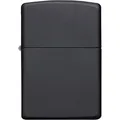Produktbild: Zippo Feuerzeug Black Matte 218, Sturmfeuerzeug, mit Benzin nachfüllbar, schwarz