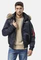 Produktbild: Cipo & Baxx Winterjacke CM229 mit mehreren Patches, Stickereien und Label-Elementen