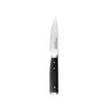 Produktbild: KitchenAid Gourmet Schälmesser, scharfe Klinge aus hochwertigem japanischem Kohlenstoffstahl, Schwarz, 9 cm / 3½ Zoll