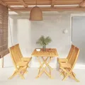Produktbild: vidaXL 5-tlg. Garten-Essgruppe Massivholz Teak