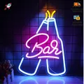 Produktbild: Wanxing Bar Neon Schild Bar Neonlicht Schriftzug Leuchtreklamen,Beer Neon Sign