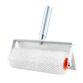 Produktbild: QWORK® Entlüftungsroller 25 cm mit spritzschutz, 21 mm stachellänge, stachelwalze, zum entfernen von blasen und für glatte oberflächen
