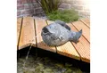 Produktbild: esotec Wasserspeier Solar Teichfigur Komplettset Fisch H22cm Pumpe 250l/h Polyresin 101665