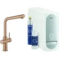 Produktbild: Grohe Spültisch-Einhebelmischer Blue Home warm suns geb., L-Auslauf-Starter Kit