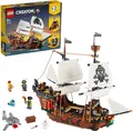 Produktbild: LEGO Creator 31109 Piraten 3-in-1 Piratenschiff Taverne und Totenkopfinsel