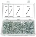 Produktbild: Blindnieten-Sortiment/Aluminium Popnieten Satz mit Stahlstift (Abreißstift aus Stahl) 2,4 mm - 4,8 mm, 400-tlg.