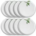 Produktbild: 10er SET CreaTable - EUROPA KRÄUTER - Pizzateller SALBEI 33 cm aus Porzellan