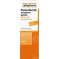 Produktbild: Paracetamol-ratiopharm Lösung 40 mg/ml bei Fieber, 100 ml Lösung