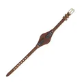 Produktbild: Fossil Uhrenarmband 8mm Leder Braun Gold - ES-3264 | LB-ES3264