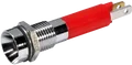 Produktbild: LED 1905-24RT - LED-Signalleuchte, 5 mm, rot, 24 V, Innenrefl., Ø8 mm, 80 mcd