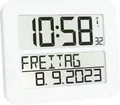 Produktbild: TFA Funkuhr Time Line MAX, weiß 824824