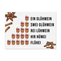 Produktbild: Weihnachtskarte GLÜHWEIN Weihnachtskarte lustig