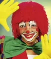 Produktbild: Clownperücke Wolle, Farbe:rot