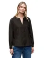 Produktbild: Street One Cordbluse in Unifarbe Darkest Brown 36