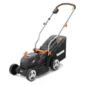Produktbild: WORX WG733E Akku-Rasenmäher 20V, 33cm Schnittbreite, 35L Grasfangkorb (leistungsstarker Brushless-Motor, 6 Schnitthöheneinstellungen (25-75mm), Intellicut Technologie, inkl. 4Ah Akku & Ladegerät)